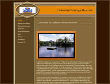Tablet Screenshot of lakesidecottageny.com